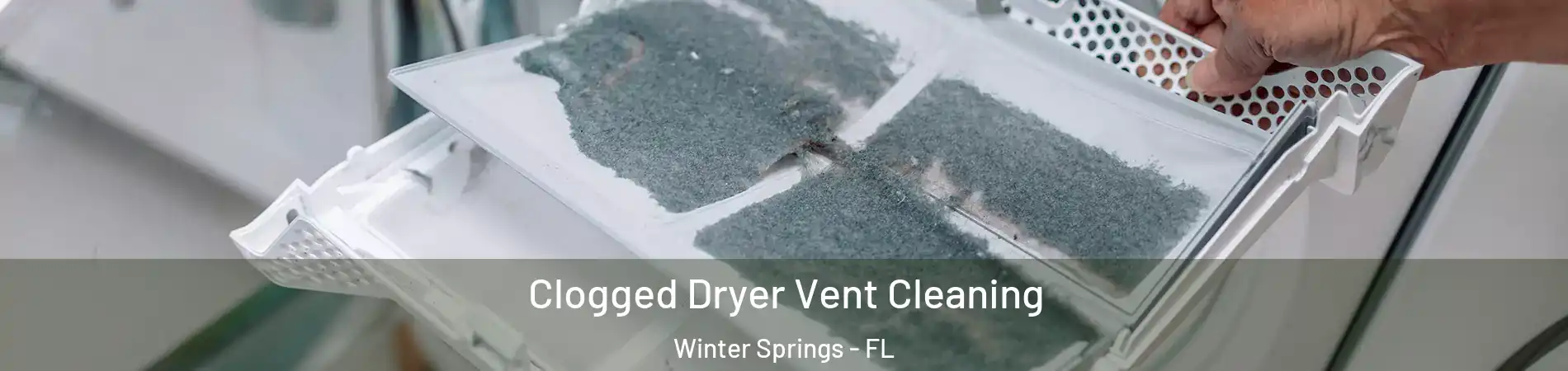  Clogged Dryer Vent Cleaning Winter Springs - FL