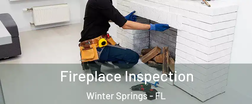  Fireplace Inspection Winter Springs - FL