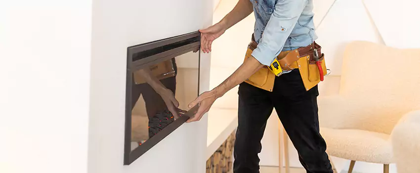 Metal Fireplace Installation in Winter Springs, Florida
