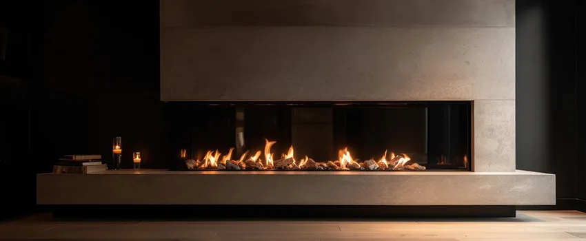Gas Fireplace Ember Bed Design Services in Winter Springs, Florida