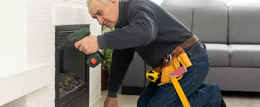 New Indoor Fireplace Installation in Winter Springs, Florida