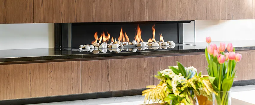 Double-height Fireplace Design Refurbishment in Winter Springs, Florida