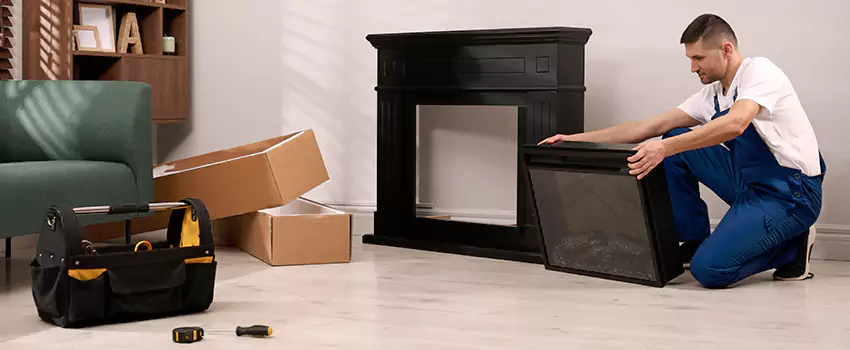 Old Rusted Metal Fireplace Repair And Replacement in Winter Springs, FL