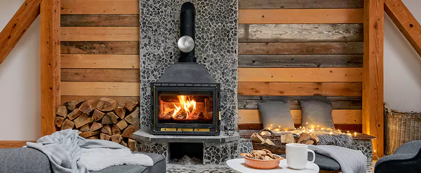 Thelin Hearth Products Direct Vent Gas Stove Fireplace Inspection in Winter Springs, Florida